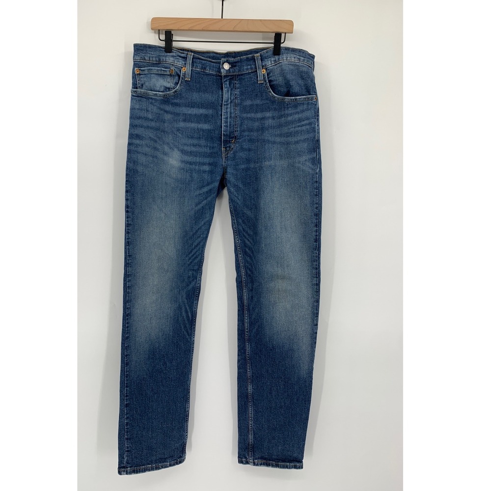 Levis 559 Jeans Mens 38x36 Blue Relaxed Straight Fade Cotton Denim Pants